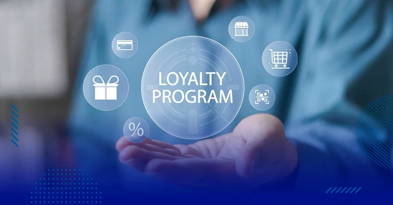 Customer loyalty program being scanned at POS
